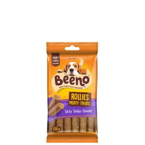 Beeno Rollies Dog Treats Turkey Flavor 120gm