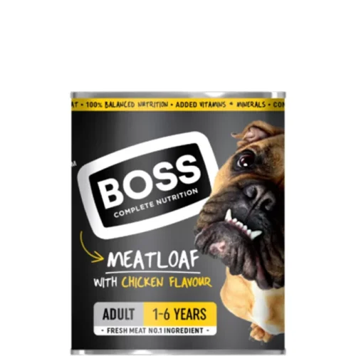 Boss Meatloaf with Chicken Flavour 820g Dog Food