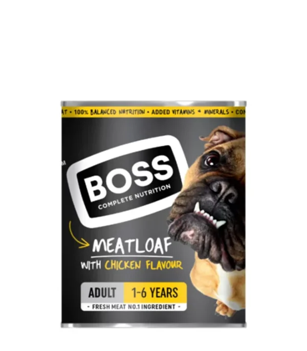 Boss Meatloaf with Chicken Flavour 820g Dog Food