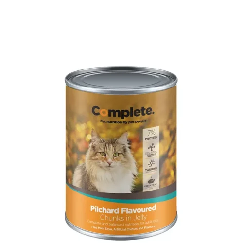 Complete Cat Can Food Pilchard Chunks 385g