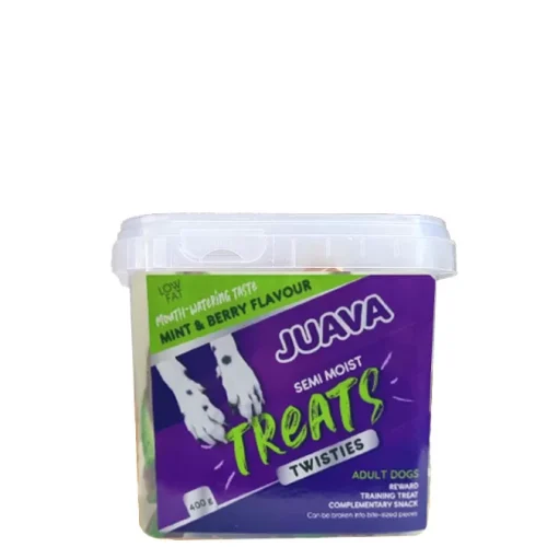 Juava Semi Moist Treats - Mint and Berry 400g