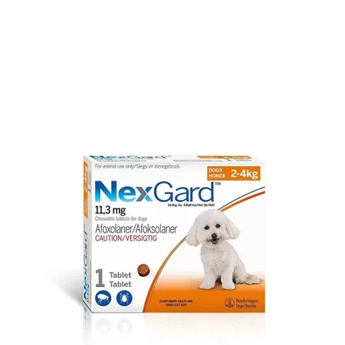 Nexgard Chewable Single (11.3mg) 2-4kg