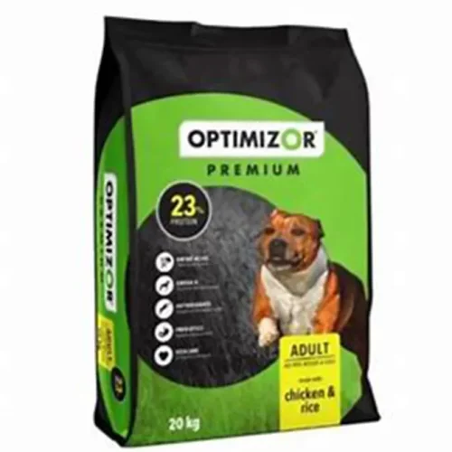 Optimizor Premium Adult Dog Food Chicken And Rice 20kg