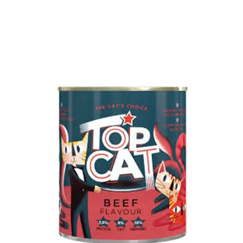 Top Cat Beef Flavoured Cat Food 425g