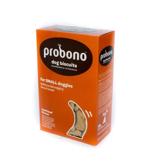 Probono Roast Beef Dog Biscuits for Small Dogs 1kg