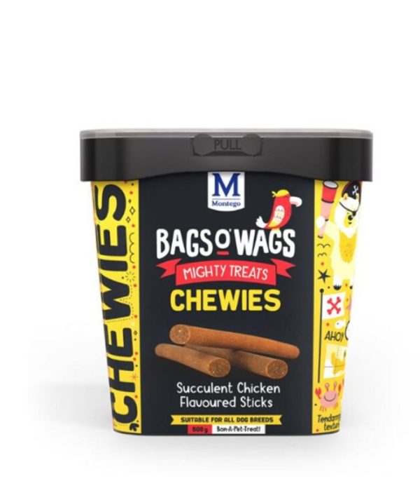 Montego Bags 'O Wags Chicken Sticks Treats 500g