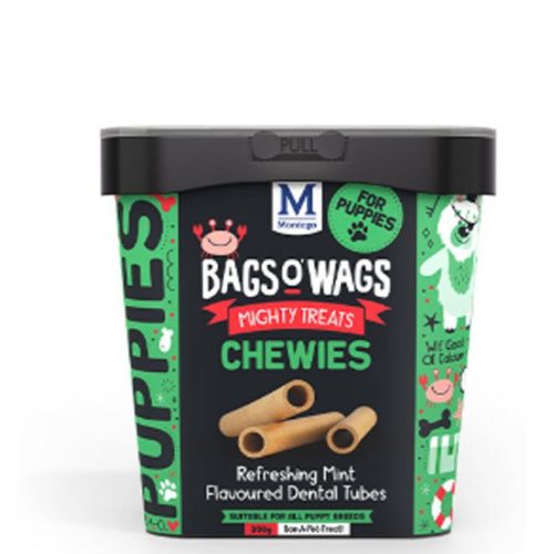 Montego Bags O’ Wags Puppy Dental Tubes Treats 350G