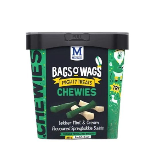 Montego Bags 'O Wags Springbokkie Swirls Treats 500g