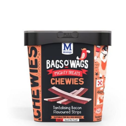 Montego Bags 'O Wags Bacon Strips Treats 500g