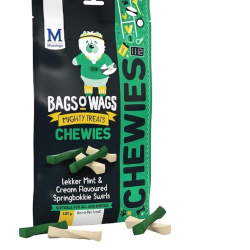 Montego Bags O' Wags Chewies Springbokkie Swirls Dog Chew Treats