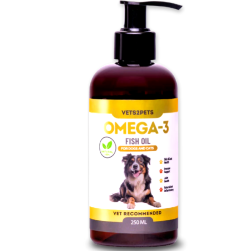 Vets2Pets Omega-3 250ml Pump Bottle