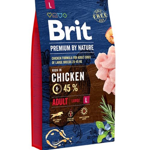 Brit-Adult-Large Brit Premium Chicken Large Adult Dog Food