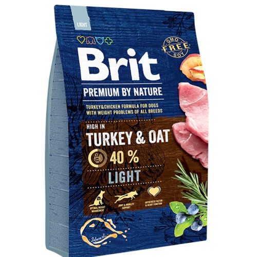 Brit-Adult-Turkey Brit Premium Light Turkey and Oat Dog Food