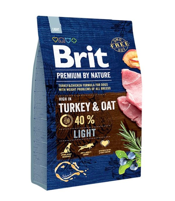 Brit-Adult-Turkey Brit Premium Light Turkey and Oat Dog Food