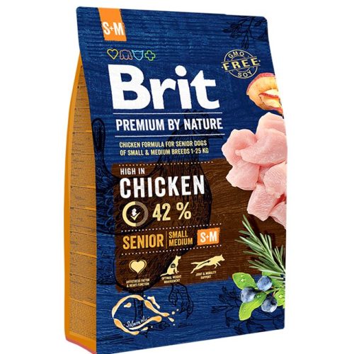 Brit-Senior-Small-Medium Brit Premium Chicken Small-Medium Senior Dog Food