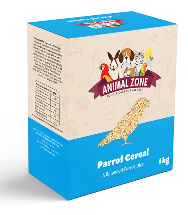 Animal-Zone-Parrot-Cereal-1-KG-Box Animal Zone Parrot Cereal 1kg Box