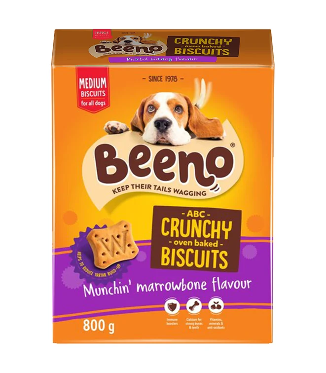 Beeno-MarrowBone Beeno Crunchy Original Marrowbone Flavour Dog Biscuits 800g