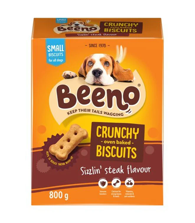 Beeno-Steak Beeno Crunchy Original Steak Flavour Dog Biscuits 800g
